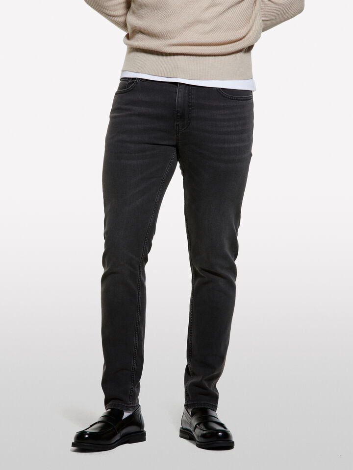 Jean Style 73 skinny noir - jeans coupe skinny pour homme - Noir | Sisley image number 3